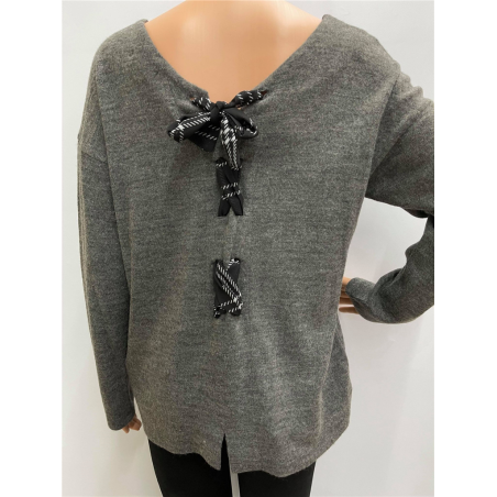 Pull doux col rond femme...