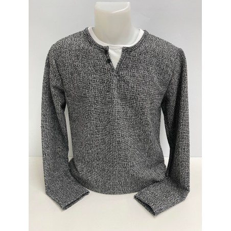 Pull fin homme chiné 16259